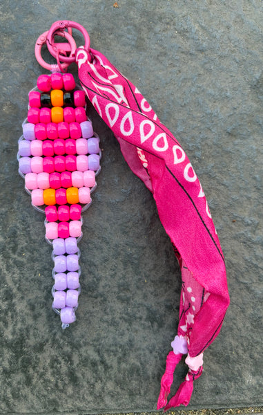 Pimp your bag Colors keychain pappagallo colorato pony Beads Vari utilizzi e vari colori