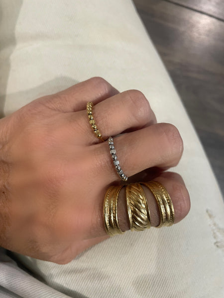 Anello fedina e minisfere Ibiza