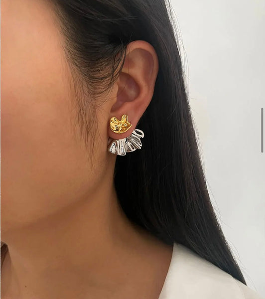 Coppia orecchini Matilde effetto piercing