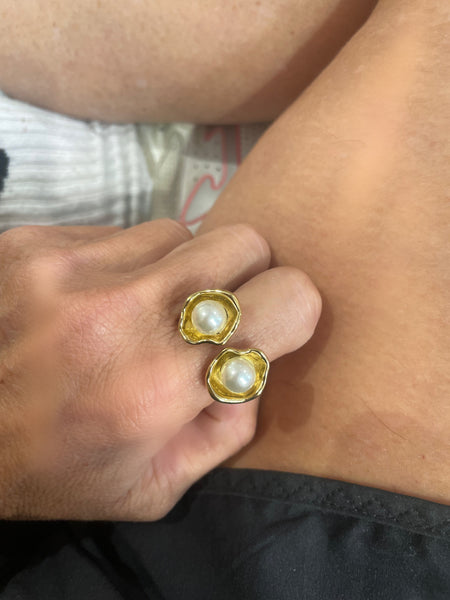 Anello Marrakesh Double pearl dus varianti colore