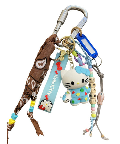 Pimp your Bag Keychain charms per borsa e portachiavi hallo kitty unicorno
