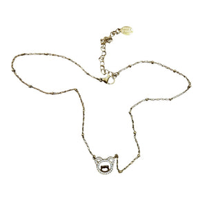 Collana orsacchiotto teddy bear pavettato due varianti colore