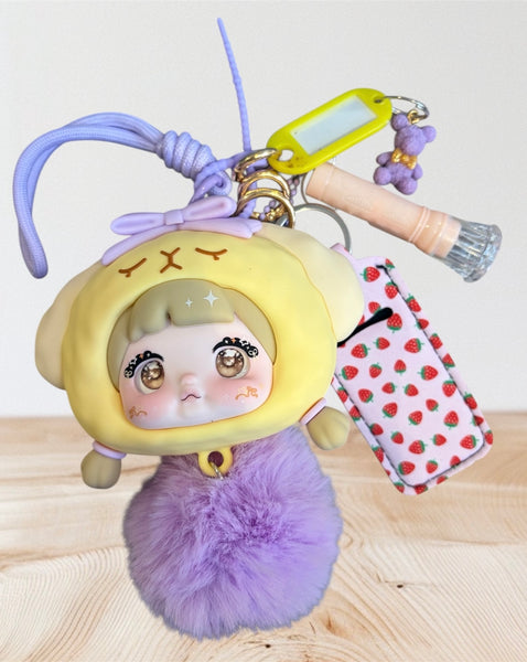 Pimp your bag  ( porta auricolari e piccoli oggetti ) cucciolo fedele