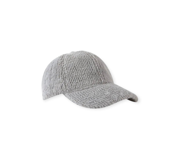 Cappello con visiera baseball in peluche effetto costine vari colori