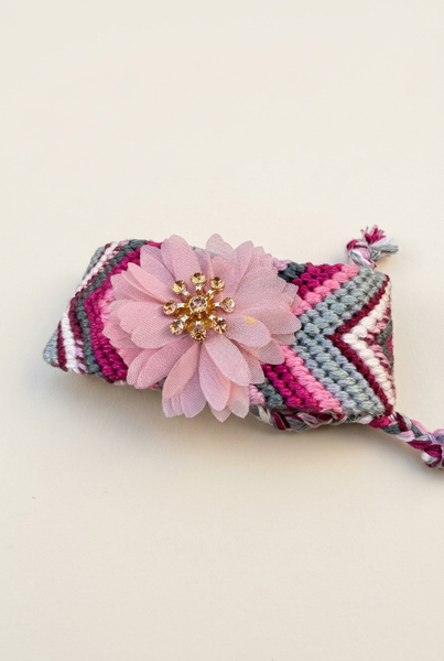 Bracciale friendship fiore e cristallo Limited Edition