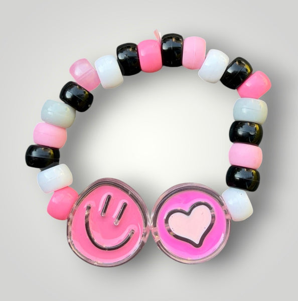 Bracciaie Colors pony Beads Smile  e Cuore vari colori