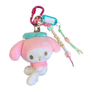 Portachiavi e applique borsa Pimp your Bag My Melody  in peluche