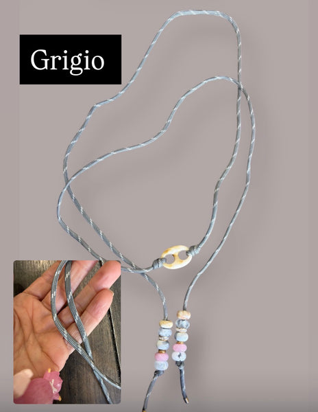 Collana Marine Florida centrale chain burro marmorizzato  in vari colori