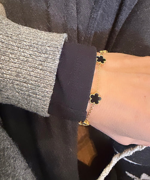 Bracciale fiorellino  vari colori fiore variante piccina
