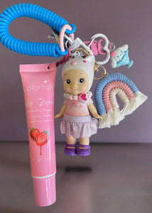 Pimp your Bag Angel Cherry blossom gatto calico