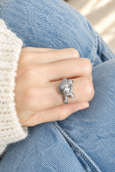 Anello regolabile teddy bear orsacchiotto