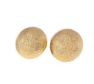 Coppia orecchini maxi sfera big  unica bubbles