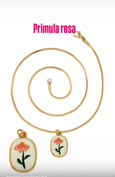Collana Love Little Italy retro’ Flower vari disegni
