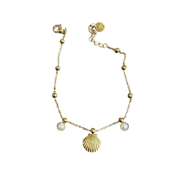 Bracciale Isla Bonita shell conchiglia con perle