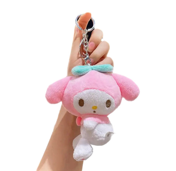 Portachiavi e applique borsa Pimp your Bag My Melody  in peluche