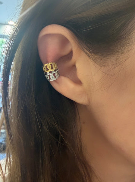 earcuff isoa Bonita doppio lavorato tre varianti colore