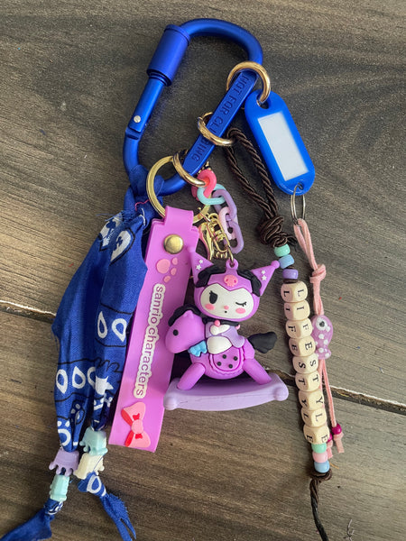 Pimp your Bag Keychain charms per borsa e portachiavi kuromi cavalluccio a dondolo