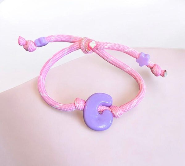 Bracciaie Marine florida lettera colorata Puff vari colori lettere G I J