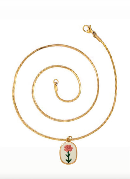 Collana Love Little Italy retro’ Flower vari disegni