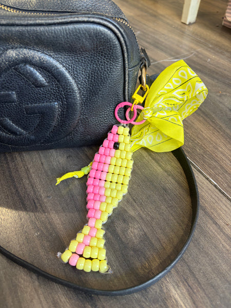 Pimp your bag Colors keychain pesciolino portafortuna  pony Beads Vari utilizzi e vari colori
