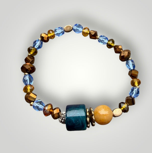 Bracciale Colors labyrinth con cubo