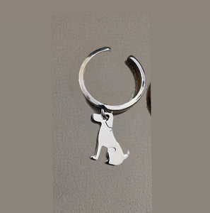 Anello regolabile So glamour cagnolino due varianti colore