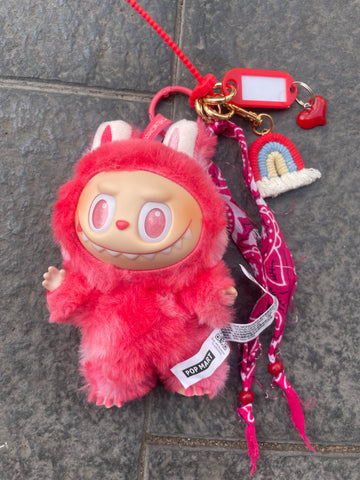 Pimp your Bag Keychain charms per borsa e portachiavi Labubu the monsters energy love