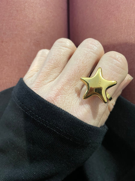 Anello regolabile stella puff