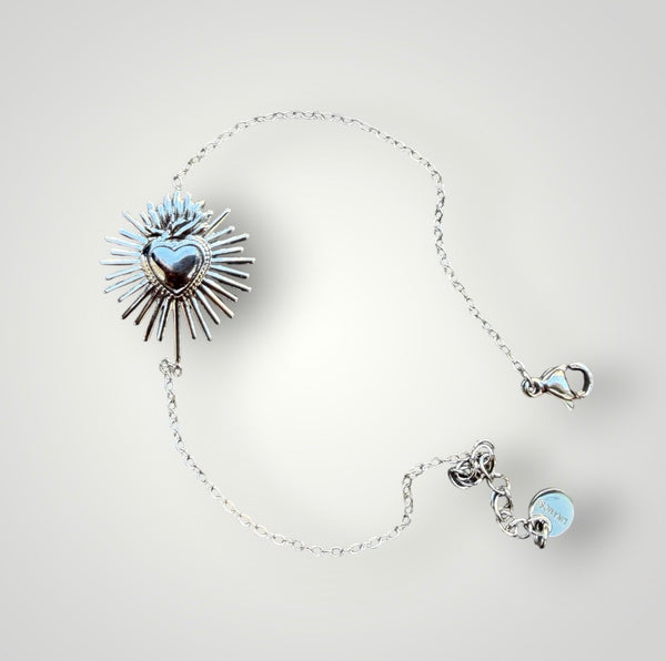 Bracciale cuore sacro due varianti colore