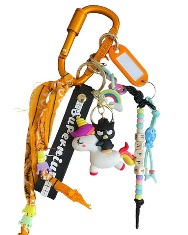 Pimp your Bag Keychain charms per borsa e portachiavi badtz maru unicorno