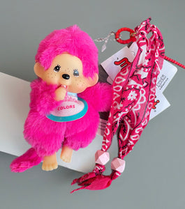 Pimp your Bag Monchichi colors Fuxia