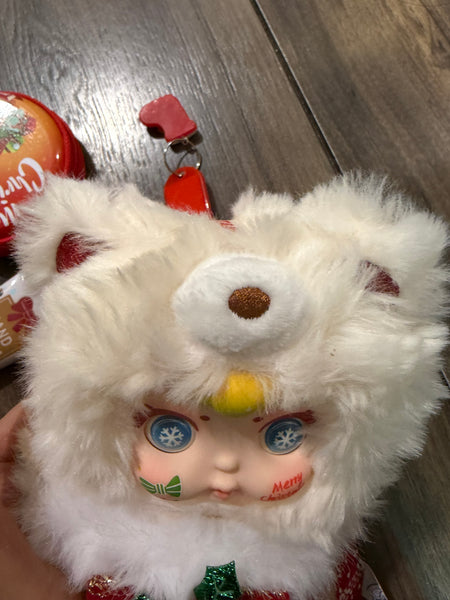 Pimp your bag MM Milk Candy  serie Christmas orsacchiotto calza di Natale