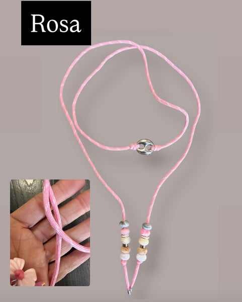 Collana Marine Florida centrale argento  in vari colori