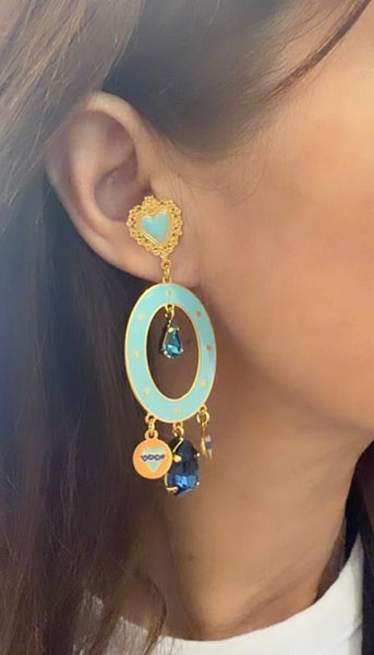 Coppia orecchini principessa glam Gipsy Limpet Shell