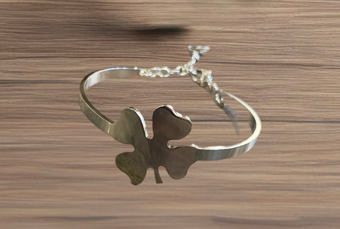 Bracciale So Glamour bangle quadrifoglio