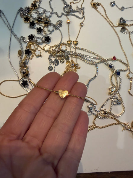 Collana cuoricino  due varianti colore