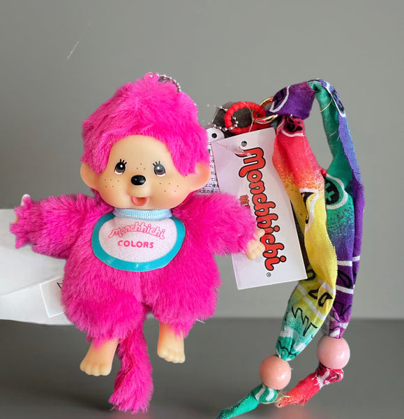 Pimp your Bag Monchichi colors Fuxia