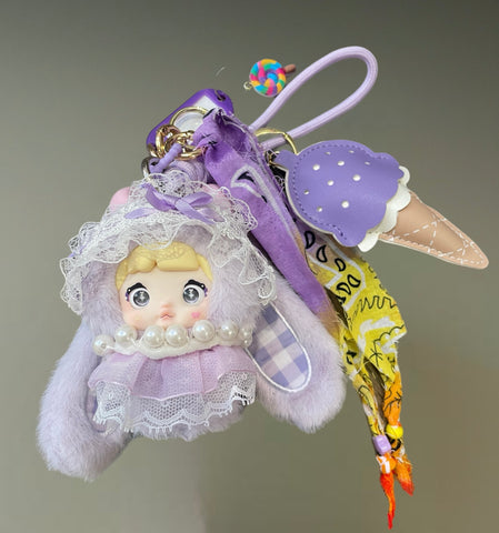 Pimp your Bag Baby Nommi Sweetheart Bunny series Grape gummy