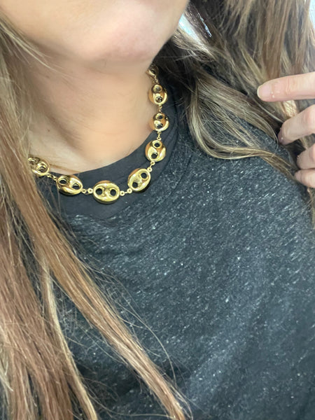 Collana big chain medium size due varianti colore