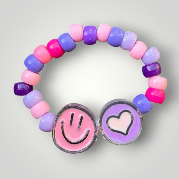 Bracciaie Colors pony Beads Smile  e Cuore vari colori