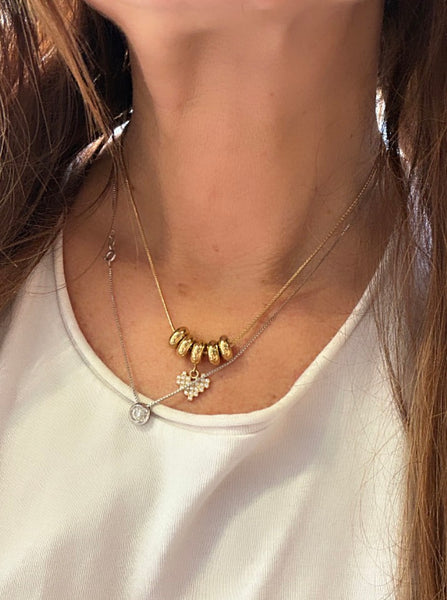 Collana Isla Bonita cuore Crystal   due varianti colore