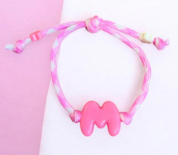Bracciaie Marine florida lettera colorata Puff vari colori lettere K L M