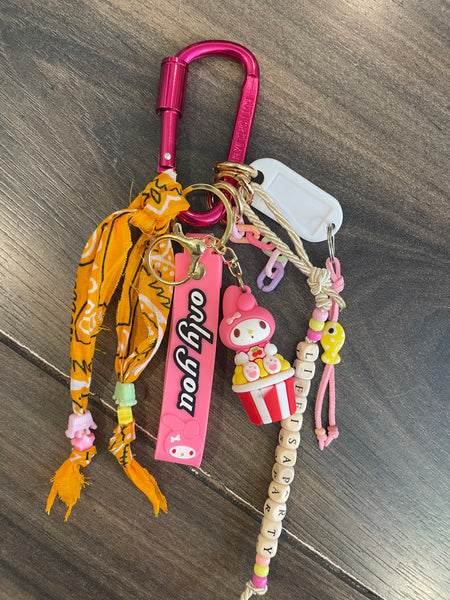 Pimp your Bag Keychain charms per borsa e portachiavi My Melody popcorn