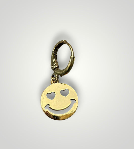 Mono orecchino smile occhi cuore