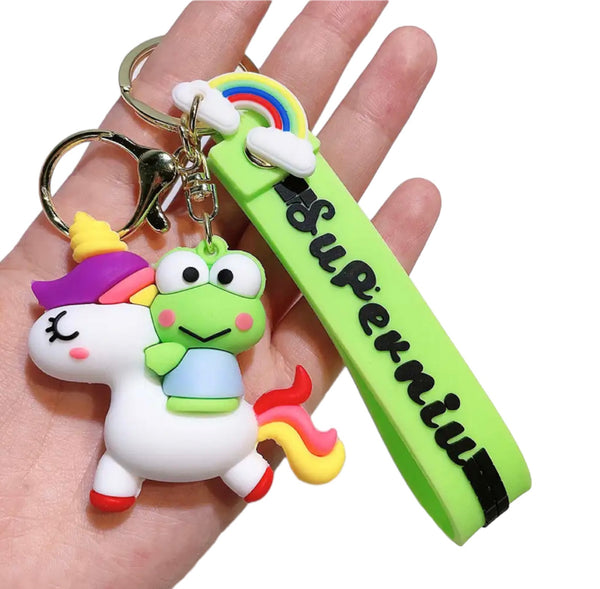 Pimp your Bag Keychain charms per borsa e portachiavi keroppi unicorno