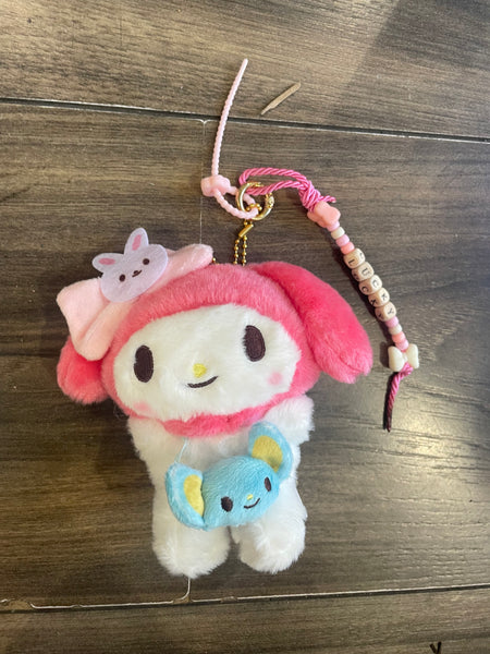 Portachiavi applique e charms per borsa My Melody con borsetta Pimp your Bag