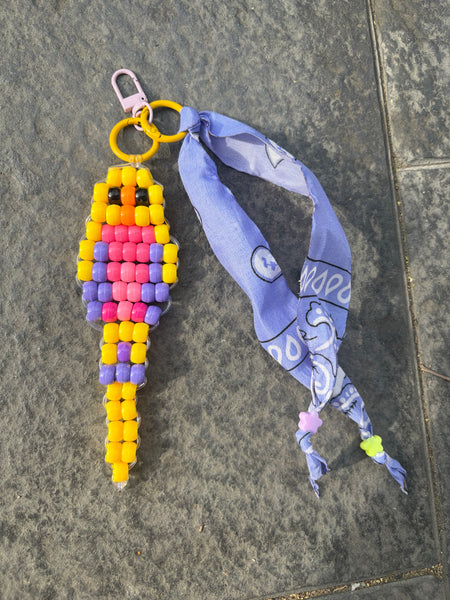 Pimp your bag Colors keychain pappagallo colorato pony Beads Vari utilizzi e vari colori