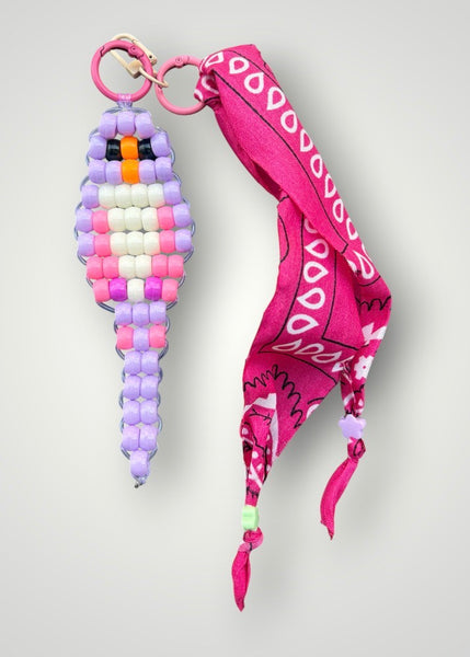 Pimp your bag Colors keychain pappagallo colorato pony Beads Vari utilizzi e vari colori
