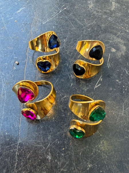Anello delle isole doppio cuore formentera