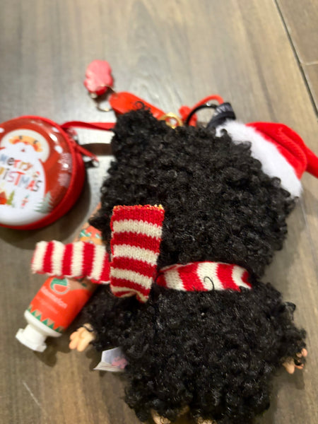 Pimp your bag   serie Christmas gattino nero